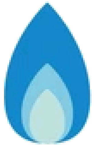 Weak pilot flame-blue